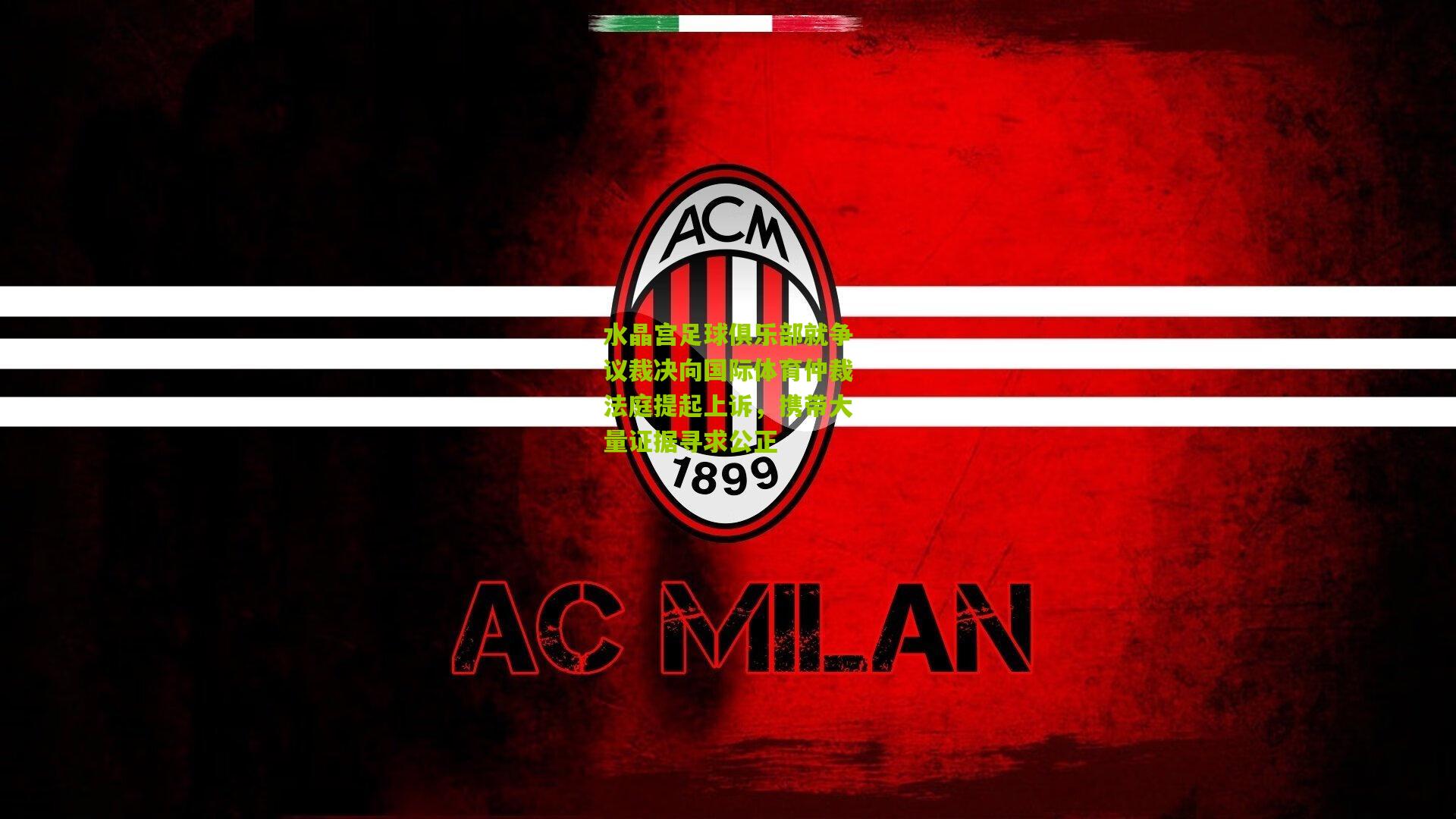 水晶宫足球俱乐部就争议裁决向国际体育仲裁法庭提起上诉,携带大量证据寻求公正